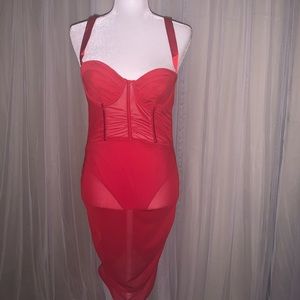 Red Dress, Bodyglove Bodycon